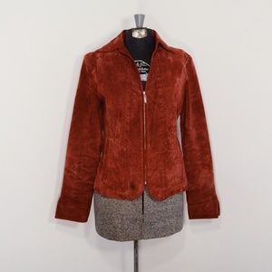 LIKE FOR PRICE DROP Wine Leather Jacket Fitted